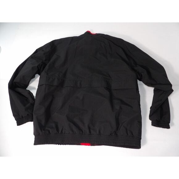 Vtg Avigo Gear Pepsi Cola Windbreaker XL Full Zip Jacket Black Logo Red 90s - Picture 3 of 14